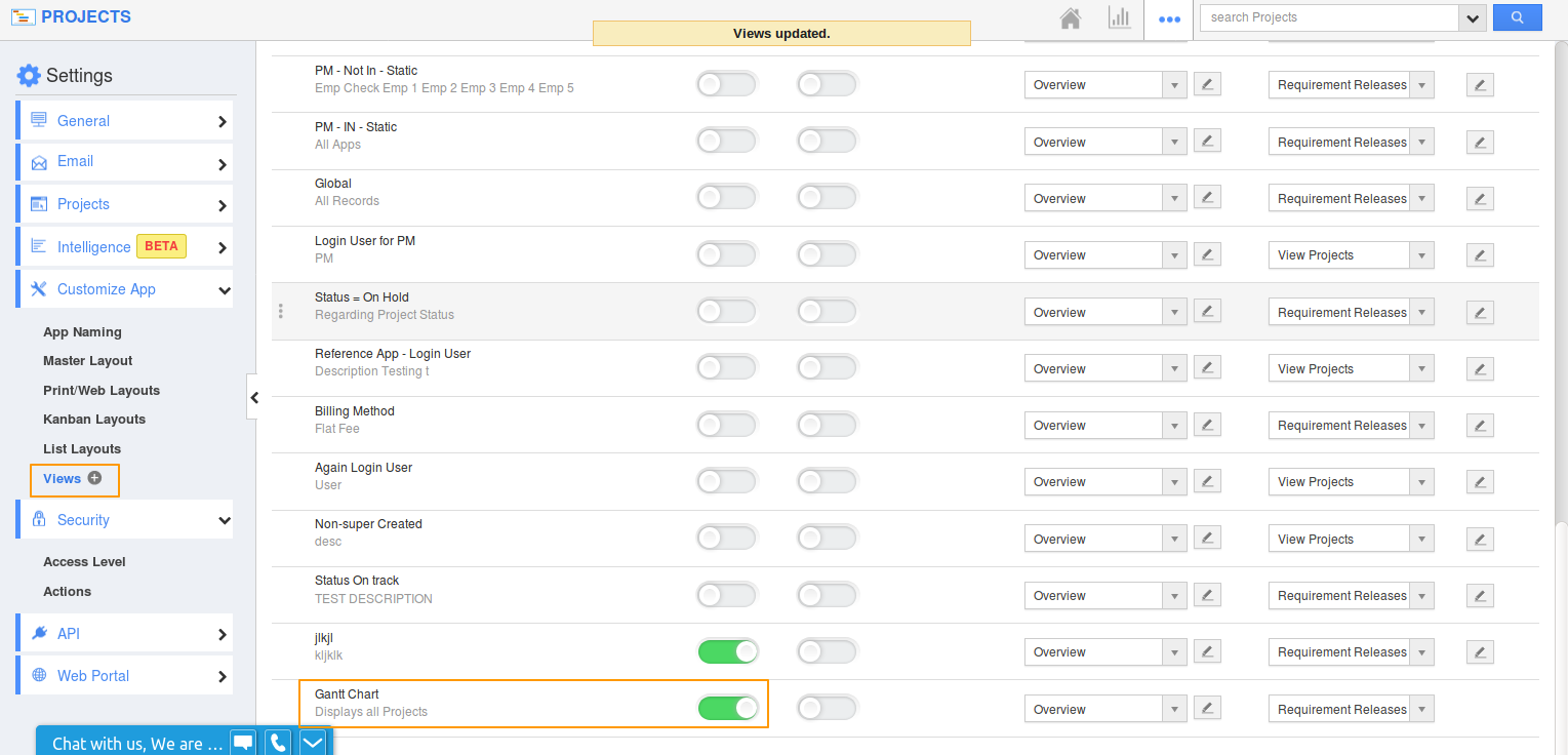 Security Settings Security Settings